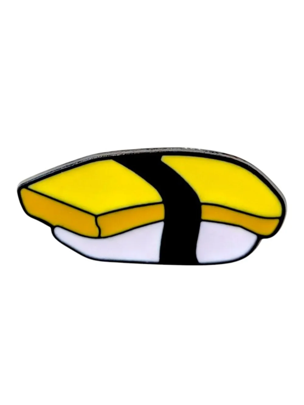 Food Enamel Tiny Pin: Tamagoyaki Sashimi Sushi